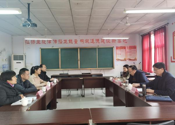 市委组织部及职教中心相关负责人赴平原县电大教学点考察学习
